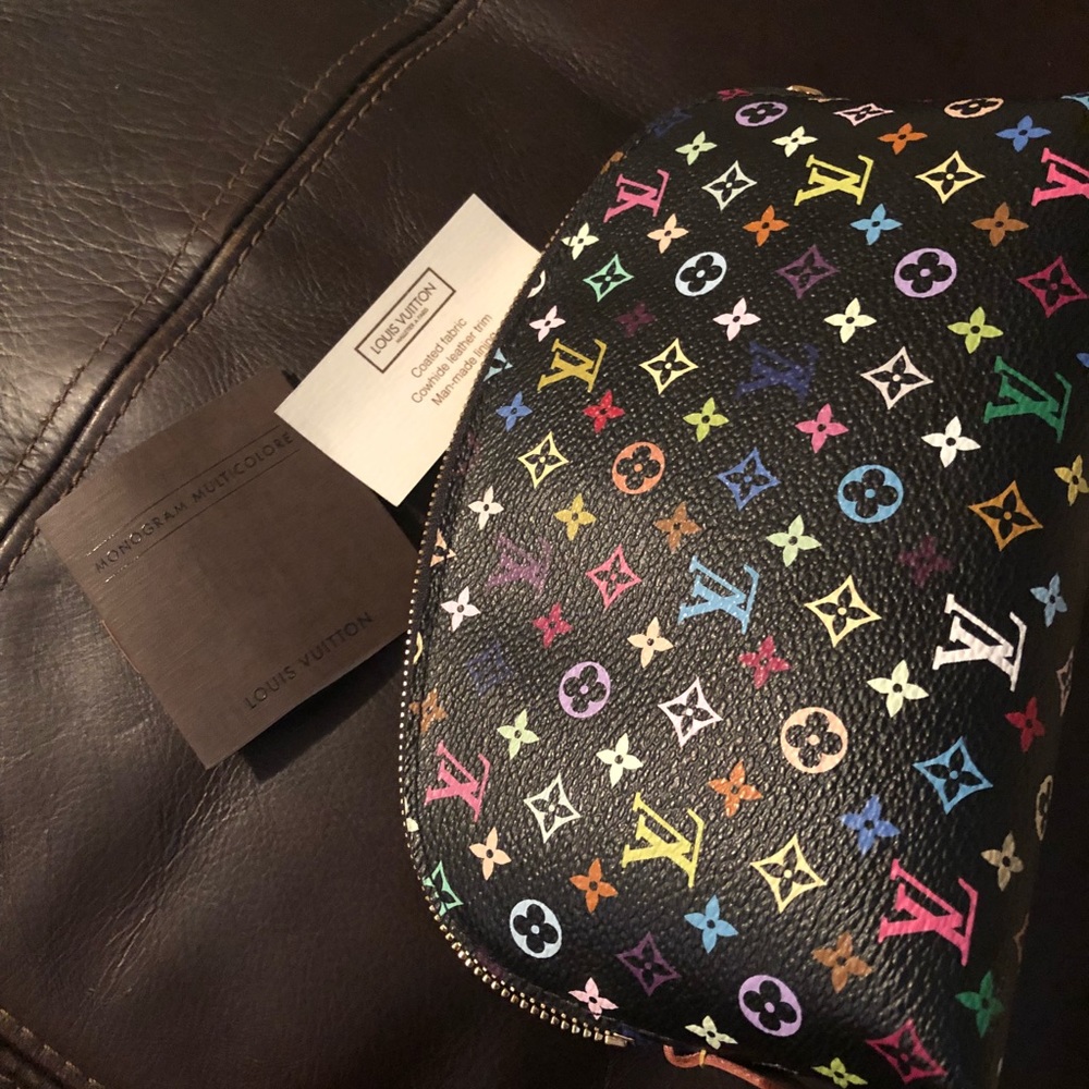 Louis Vuitton multicolored cosmetic case
